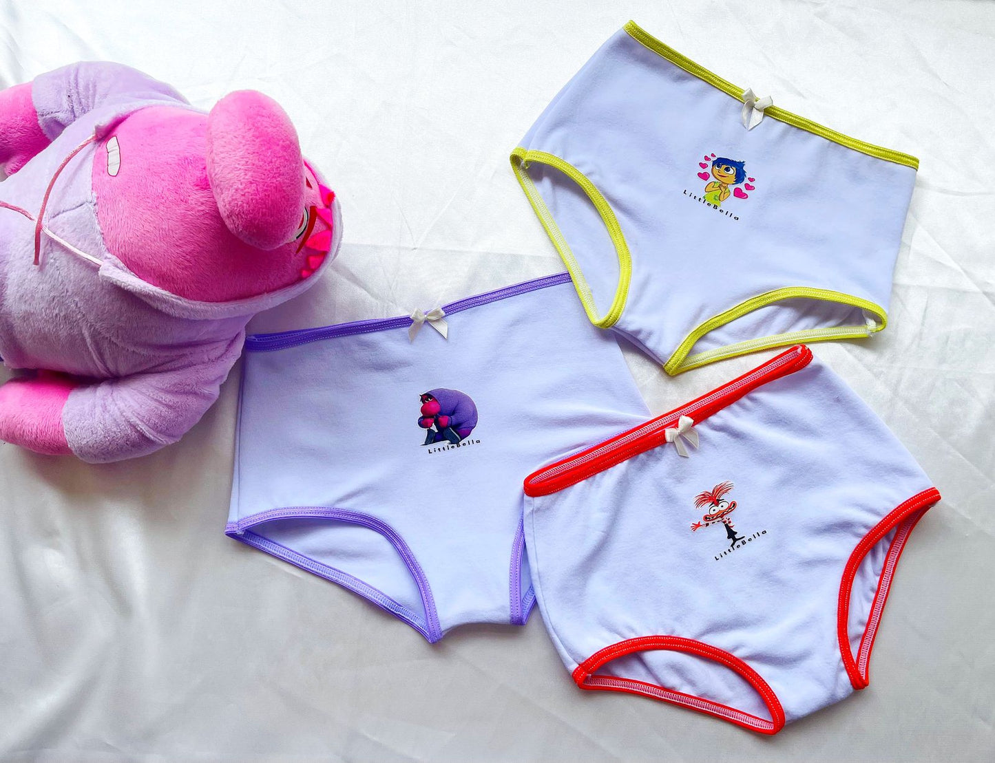 Docena pantie niña en algodon estampado intensamente 2