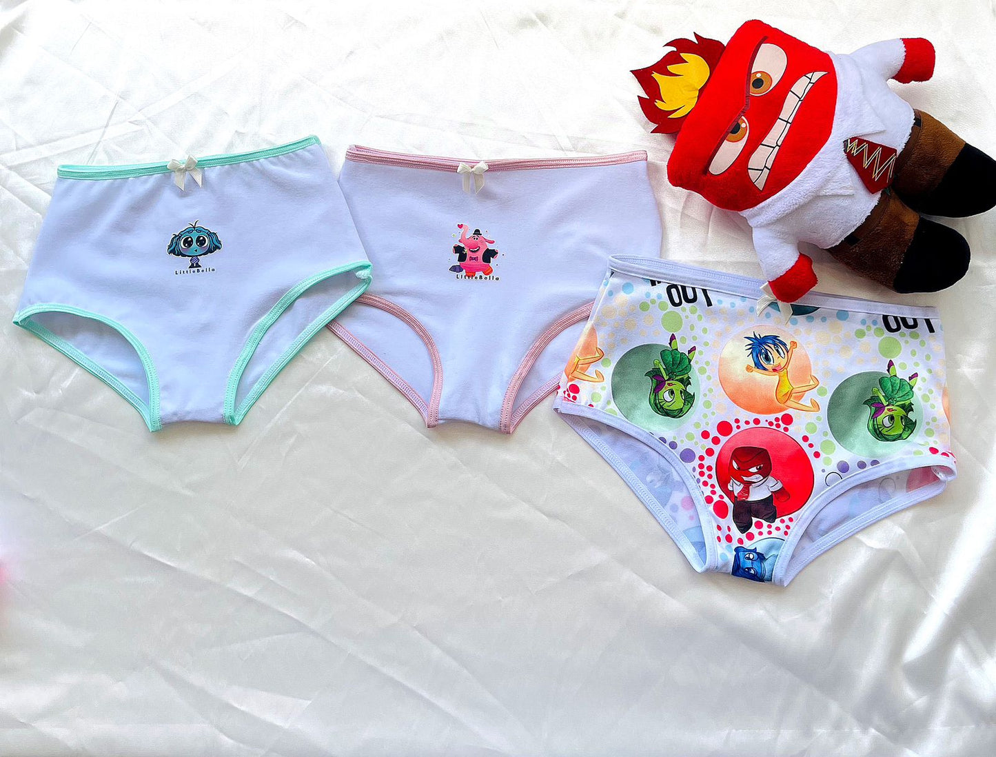 Docena pantie niña en algodon estampado intensamente 2