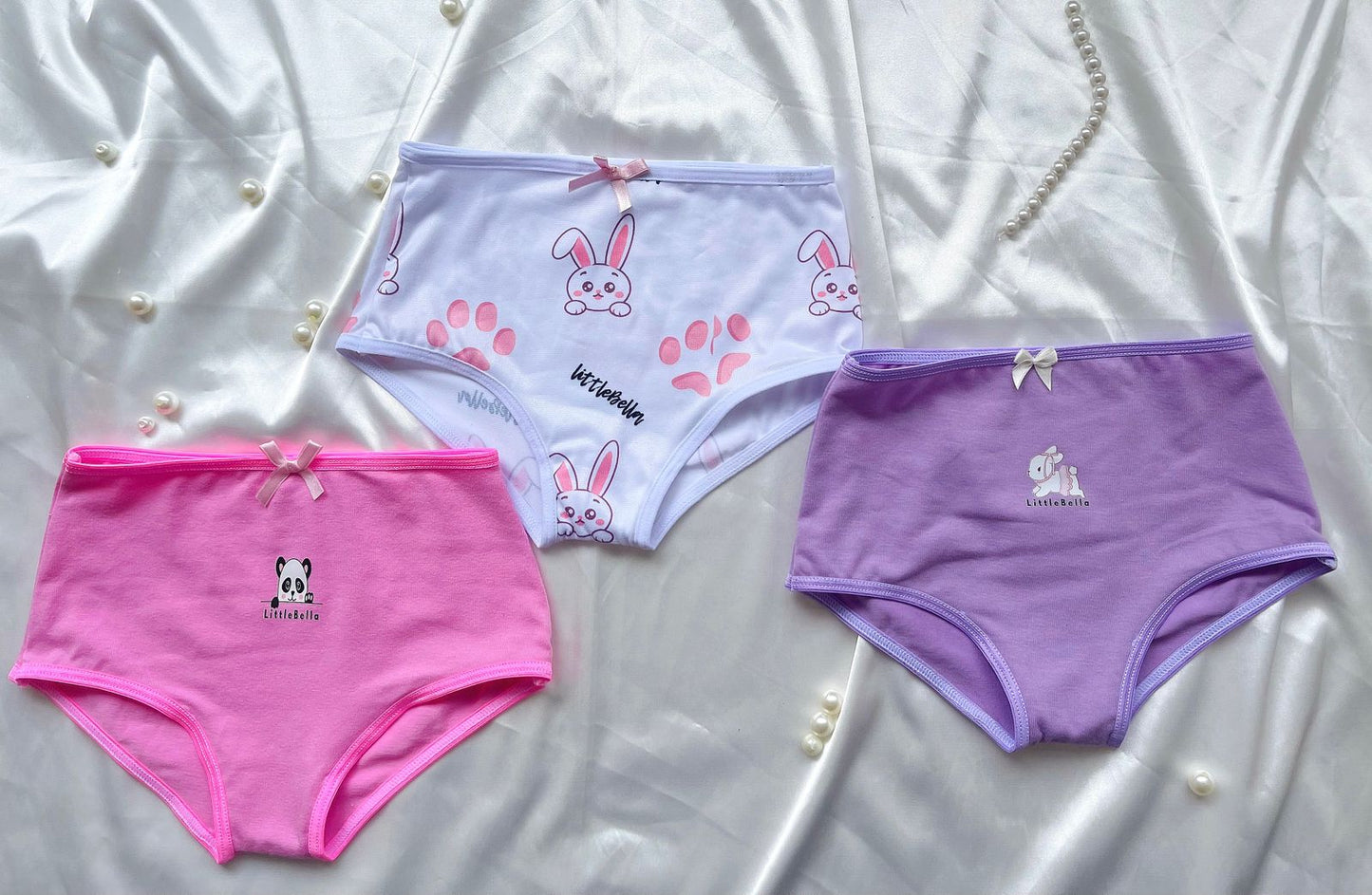 DOCENA PANTIE NIÑA EN ALGODON