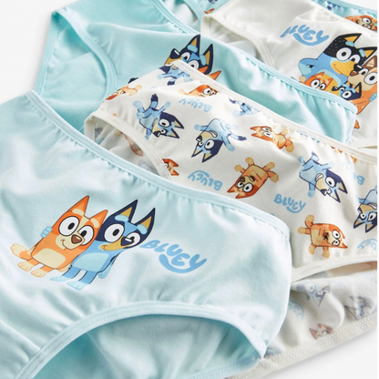 Pack por 5 panties estampados bluey