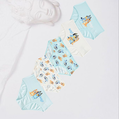 Pack por 5 panties estampados bluey