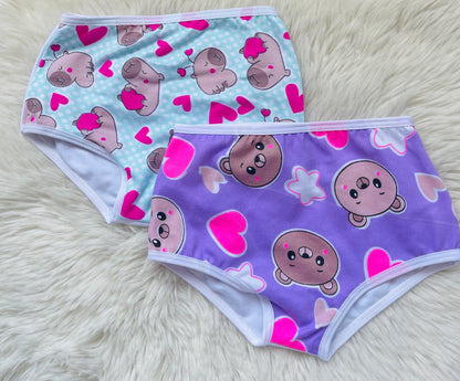 DOCENA PANTIE NIÑA EN ALGODON