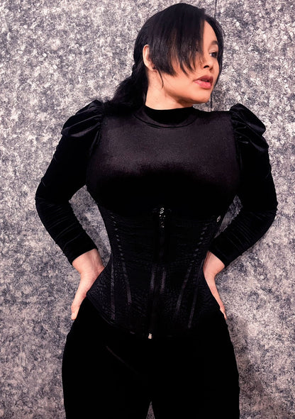 CINTURILLA CORSET DELUXE  17 VARILLAS DOBLE AJUSTE TORSO LARGO 3 NIVELES DE AJUSTES EFECTO RELOJ DE ARENA+ CIERRE