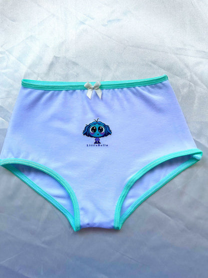 Docena pantie niña  en algodon estampado intensamente 2