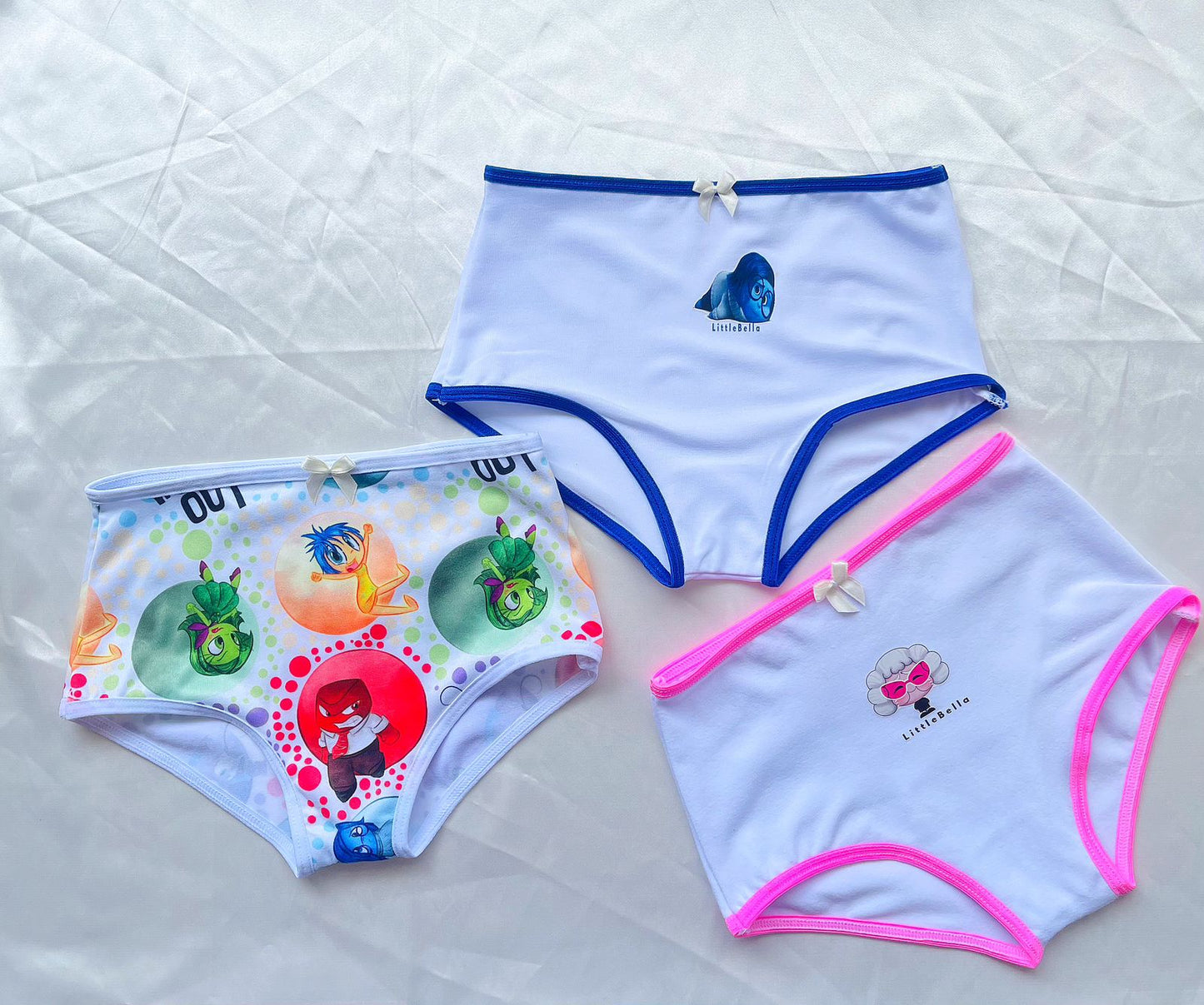 Docena pantie niña  en algodon estampado intensamente 2